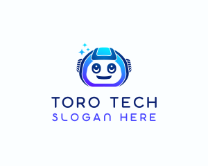 Space Tech Robot logo design