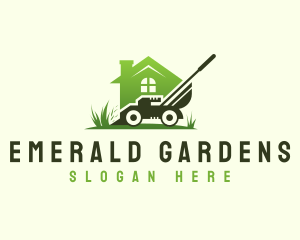 Lawn Care Mower Tool logo design