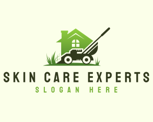 Lawn Care Mower Tool logo design