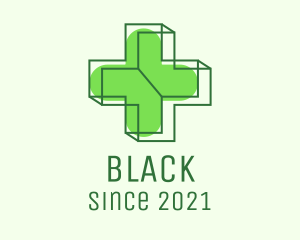 3D Medical Cross  logo design