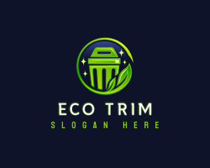 Eco Recyclable Bin logo design