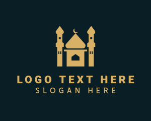 Arabic - Muslim Building Mosque logo design