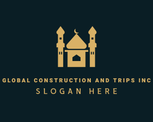 Architectural - Muslim Building Mosque logo design