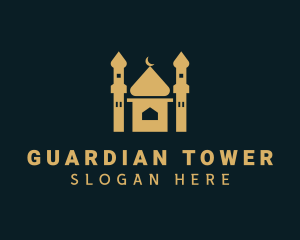 Muslim Building Mosque logo design