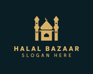 Muslim Building Mosque logo design