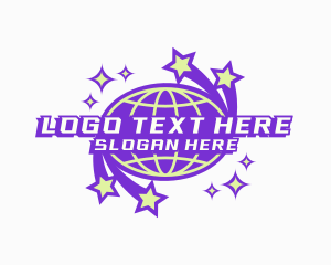 Planet - Galaxy Planet Star logo design