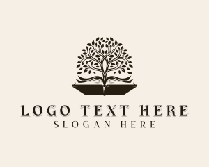 Tree - Educational Ebook Learning logo design