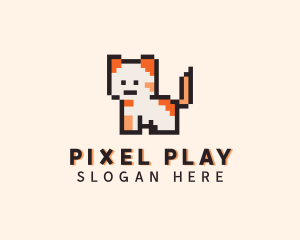 Arcade - Arcade Pixel Cat logo design