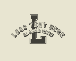 League - Sports Team Arch logo design
