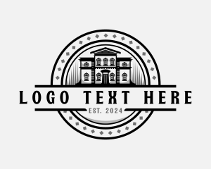 Renovation - Apartment House Property logo design