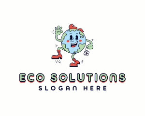 Environmental - Environmental Dancing Earth logo design