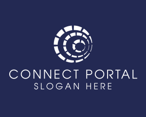 Portal - Portal Tunnel Letter O logo design
