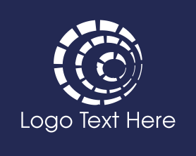 White Circle - White Tunnel logo design