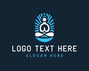 Meditation - Yogi Wellness Meditation logo design