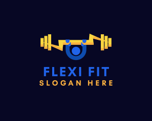 Powerlifter Fitness Gym logo design