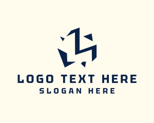 Software - Business Tech Letter L logo design