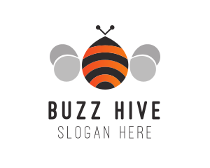 Bumblebee - Round Bee Bumblebee logo design