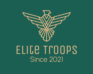 Military Eagle Crest logo design