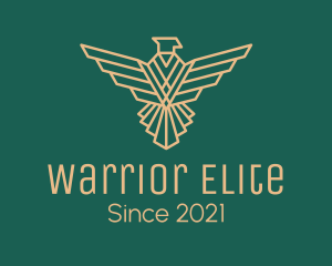 Military Eagle Crest logo design