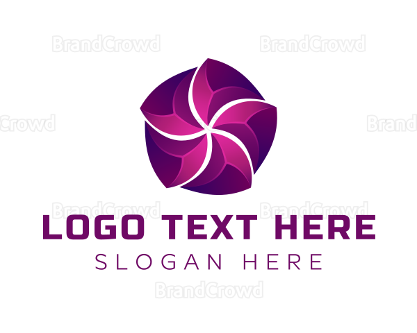 3D Magenta Startup Business Logo