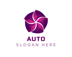 3D Magenta Startup Business Logo