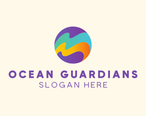 Ocean Waves Resort  logo design