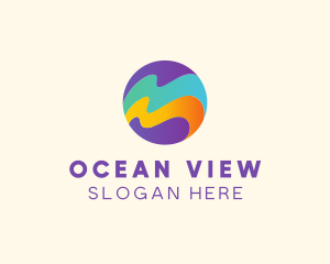 Ocean Waves Resort  logo design