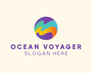 Ocean Waves Resort  logo design