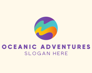 Ocean Waves Resort  logo design