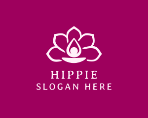Floral Spa Wellness Logo