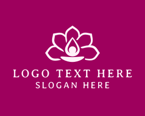 Floral Spa Wellness Logo