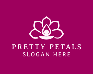 Floral Spa Wellness logo design