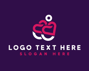 Organization - Disability Love Heart logo design