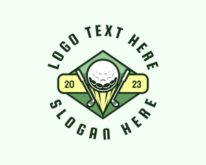 League - Golf Varsity League logo design