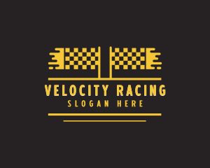 Kart Racing Competition logo design