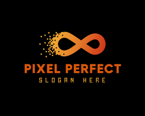 Digital Pixel Infinity logo design