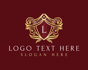 Wealth - Luxury Royal Shield logo design