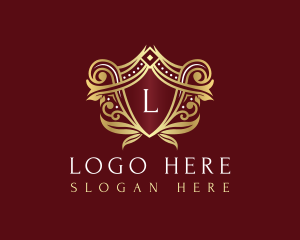 Luxury Royal Shield logo design