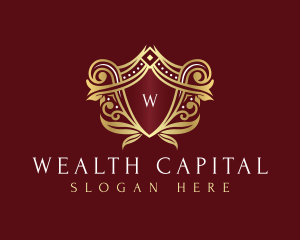 Luxury Royal Shield logo design