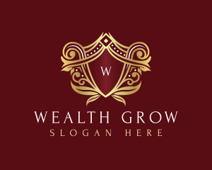 Luxury Royal Shield logo design