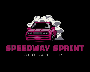 Car Racing Vehicle logo design