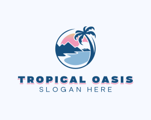 Island - Beach Island Sailing logo design