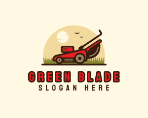 Lawnmower - Lawn Mower Landscaping logo design