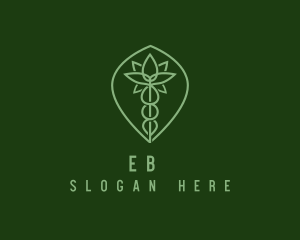 Herbal - Natural Medicinal Marijuana logo design
