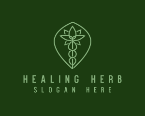 Medicinal - Natural Medicinal Marijuana logo design