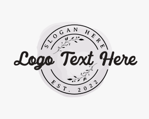 Wreath - Elegant Watercolor Business Brand logo design