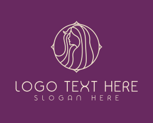 Luxury - Minimalist Hair Salon logo design