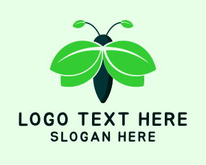 Organic - Organic Leaf Insect logo design