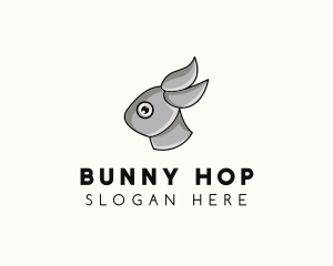 Rabbit Hare Bunny logo design