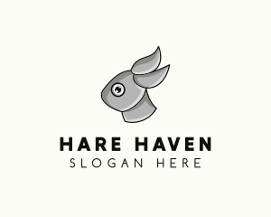 Hare - Rabbit Hare Bunny logo design